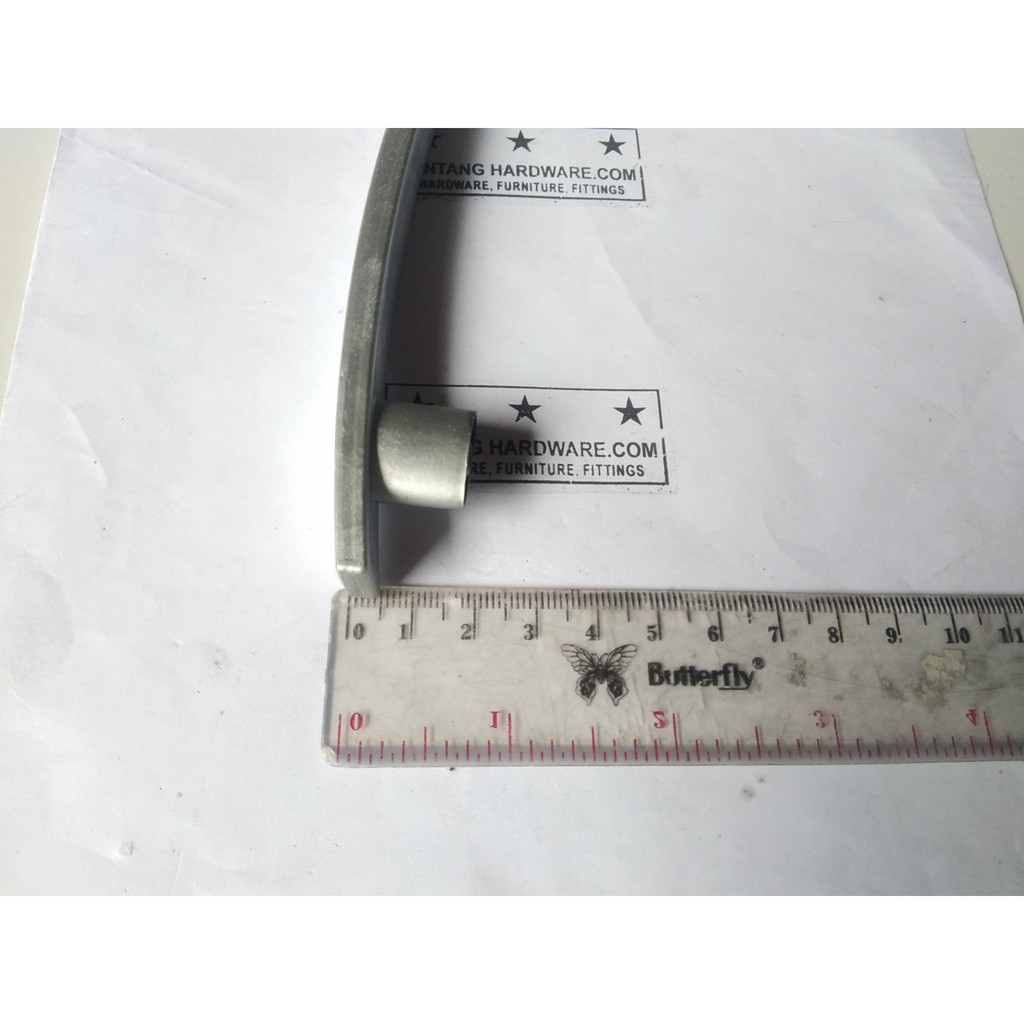 Tarikan Handle Handel Laci Pintu Lemari Nakas Kitchen Set Plastik 96mm Bintik Abu Murah HDP001