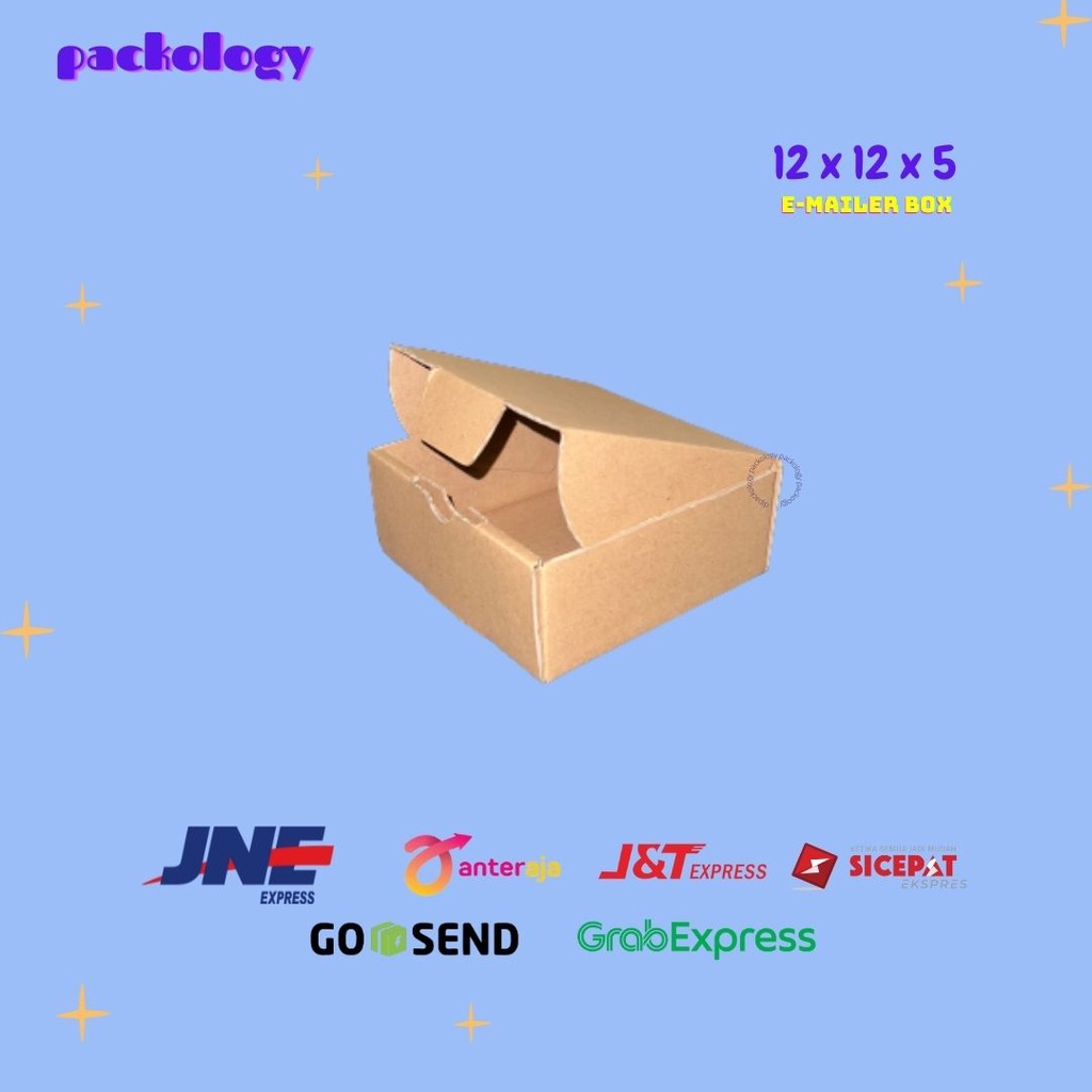 

Kardus Die Cut 12x12x5 - Dus Kardus Kue Roti Pizza Hampers Baju Murah
