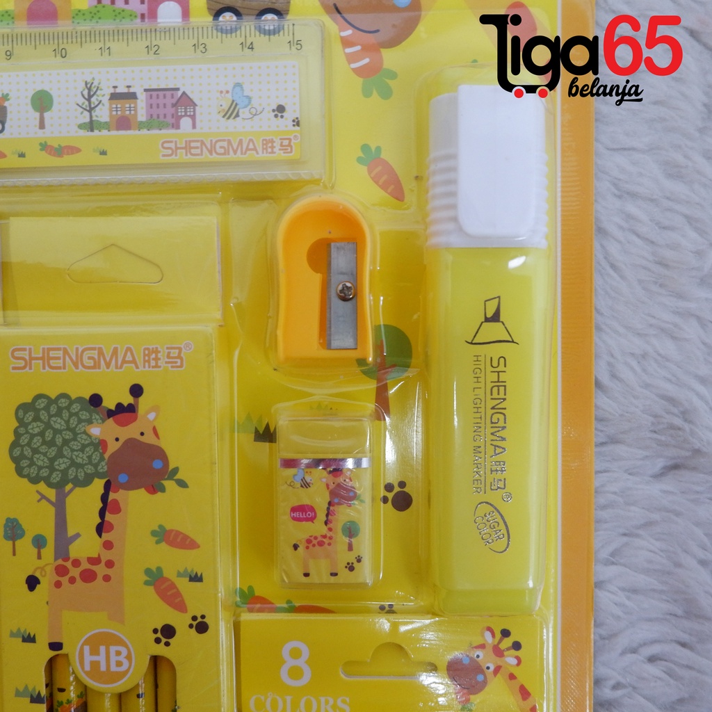 365 STATIONERY SET #41185 Buku &amp; Alat Tulis Anak / Karakter Fancy Gambar Lucu