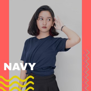  BAJU  POLOS WANITA  NAVY KAOS POLOS WANITA  KAOS POLOS 