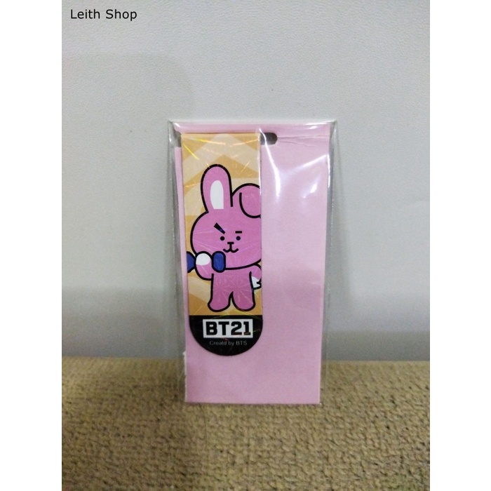 Aksesoris BTS Cooky BT21 Pembatas Buku Jungkook Kpop Idol Merchandise