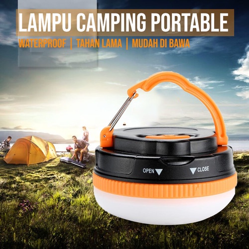 Lampu Tenda Camping Gantung 5 Mode / Lampu Emergency 180lm