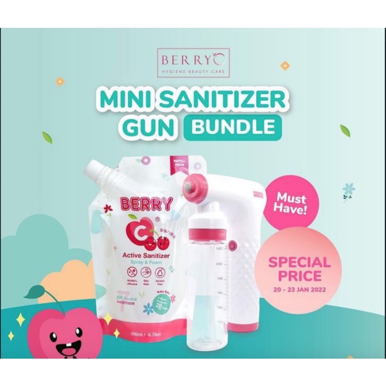 BERRY C PAKET NANU MIST GUN + BERRY C REFILL 200ML