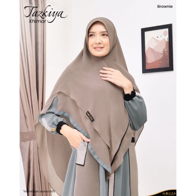 Mouza - Khimar Tazkiya by Mouza / Hijab Khimar Kerudung Jilbab Syari