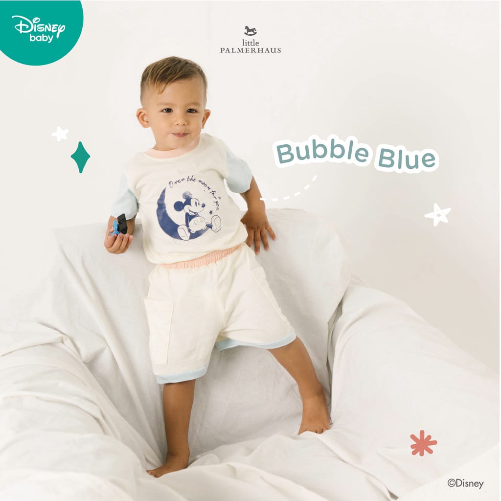 LITTLE PALMERHAUS DISNEY JOLLY MICKEY ATTIRE SET (BAJU SETELAN ANAK) BAJU DAN CELANA