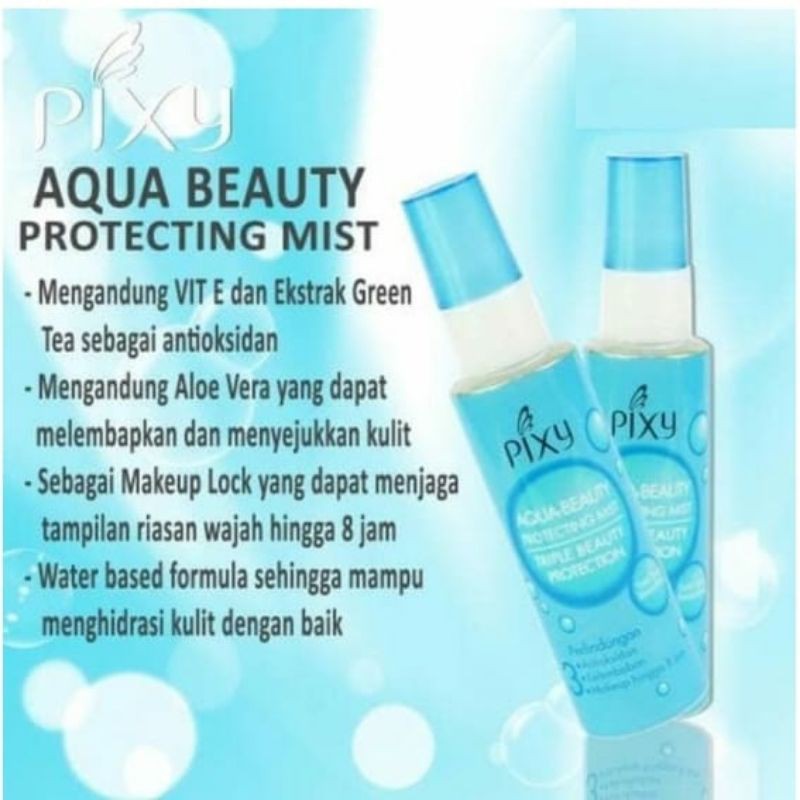 PIXY AQUA-BEAUTY PROTECTING MIST 60 ML &amp; 100ML/PIXY FACE MIST ORIGINAL 100%