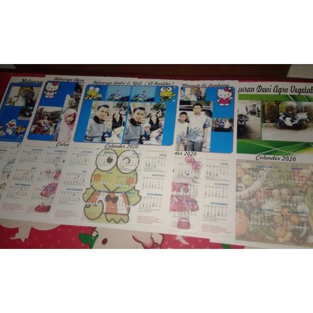 

Kalender foto karakter