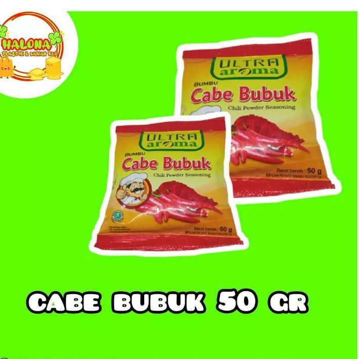 

Bubuk Tabur Cabe Bubuk 50gr Ultra Aroma
