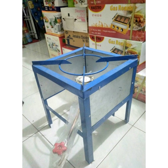 Kompor gas 1 tungku rangka besi