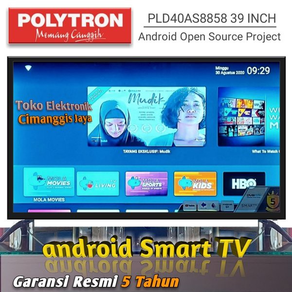 Spesial TV LED POLYTRON 39 INCH SMART DIGITAL terbaik