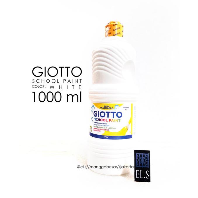 

[COD] Giotto School Paint White 1000 ml ( Cat Poster ) CUCI GUDANG Kode 570