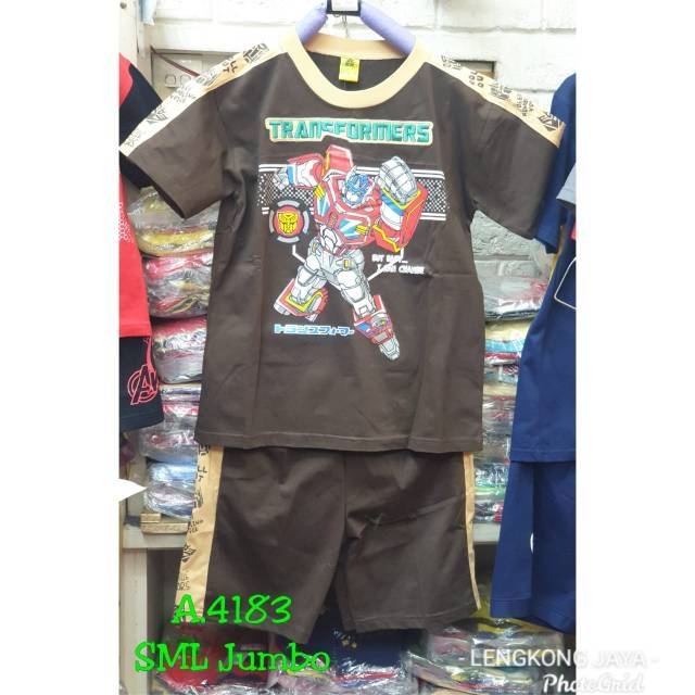 Stelan anak  jumbo Random/doraemon,tulisan,robot,bola,(lengkong jaya)