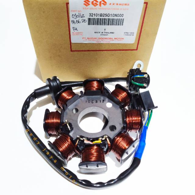 SPULL STATOR ASSY SATRIA FU 150 MADE IN THAILAND ORIGINAL SGP 100% 32101-25G10-000