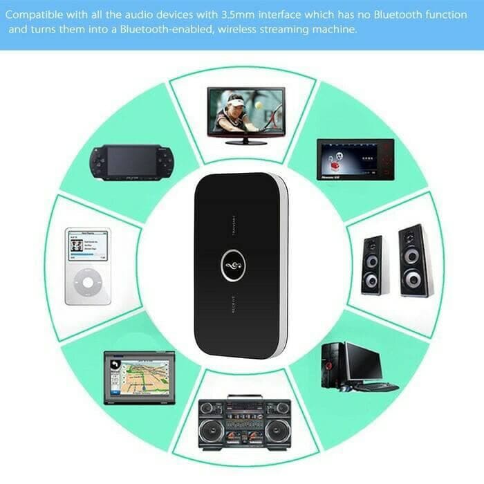 BLUETOOTH TRANSMITTER AUDIO TV KE HEADPHONE SPEAKER DONGLE TRANSMITER