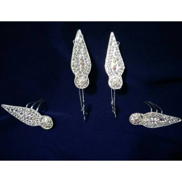 SUMPING TELINGA PENGANTIN PRIA ADAT JAWA ACCESORIES HIASAN MANTEN TRADISIONAL JOGJA SOLO MURAH