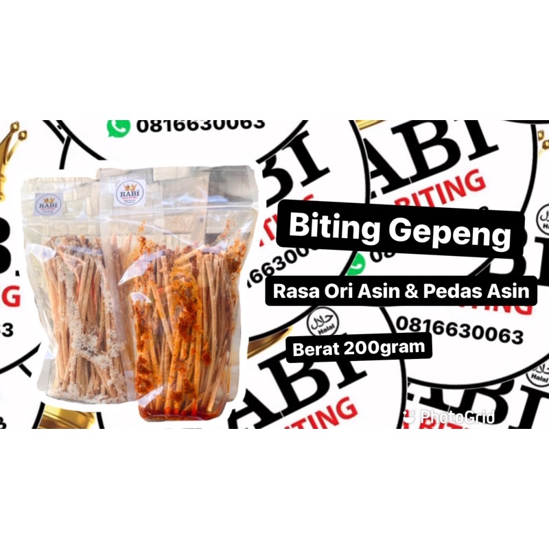 

Biting Gepeng Pedas Asin