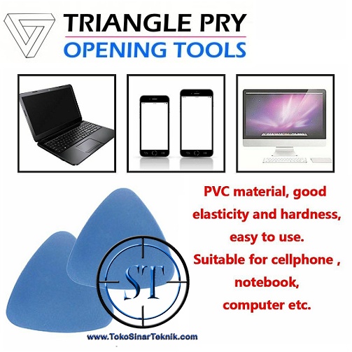 Triangle Pry Opening Tools Smartphone Phone Segitiga Alat Congkel Pembuka Casing Handphone HP dll Ekononis