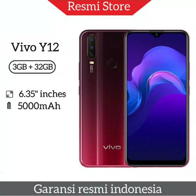 VIVO Y12 RAM 3/32GB BATTERY 5000mAh