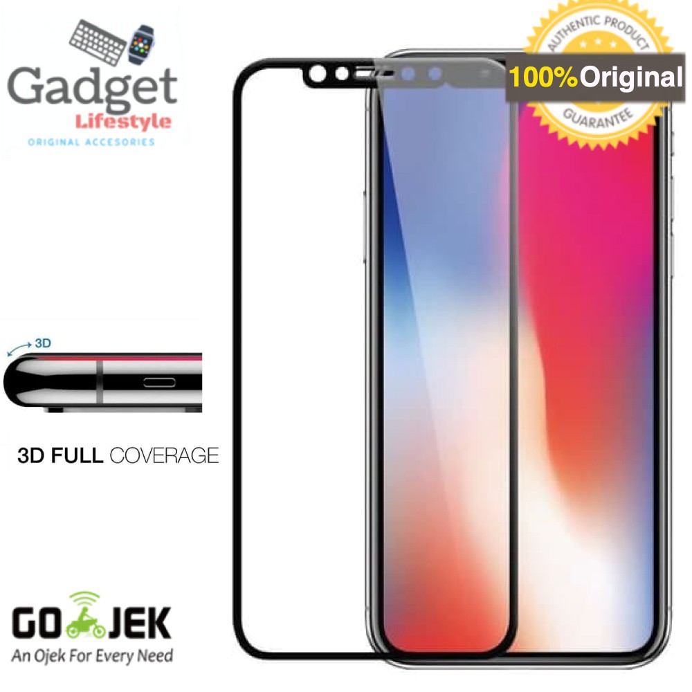 Premium HMC Full Cover Tempered Glass iPhone X / Xs / Xr