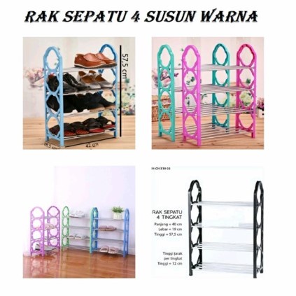 Rak Sepatu Vanstar 4 Susun