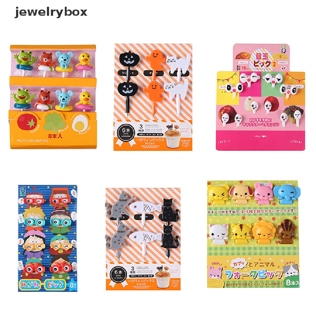 [jewelrybox] Bento Sayur Periuk Lucu Mini Balita Anak Buah Garpu Tusuk Gigi Butik