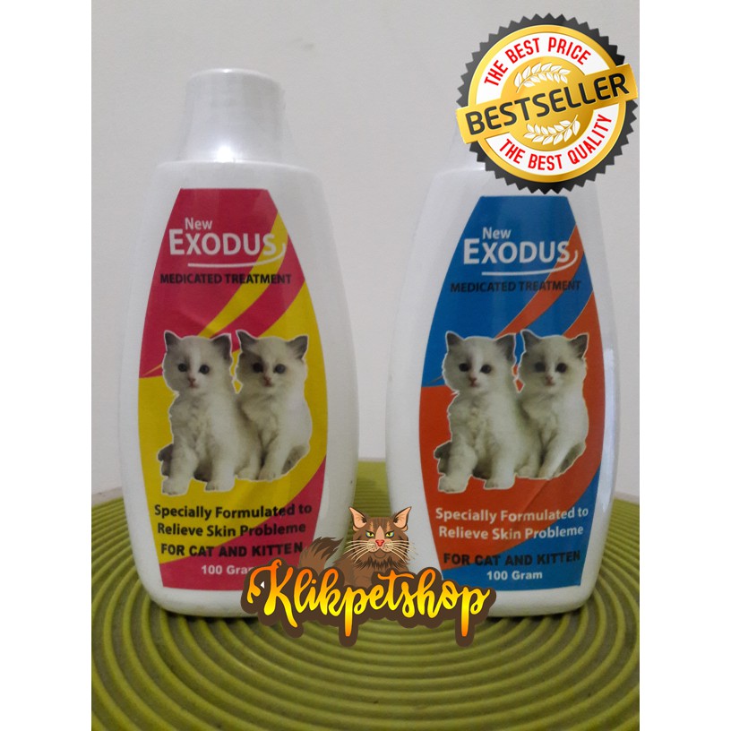 Bedak Kucing Exodus Cat Medicated Mengobati Jamur