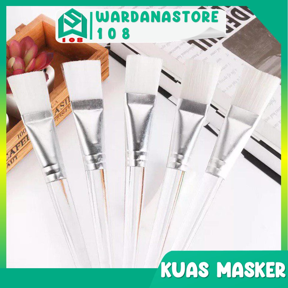 Kuas Masker Bening Silikon Transparan Make Up Brushes