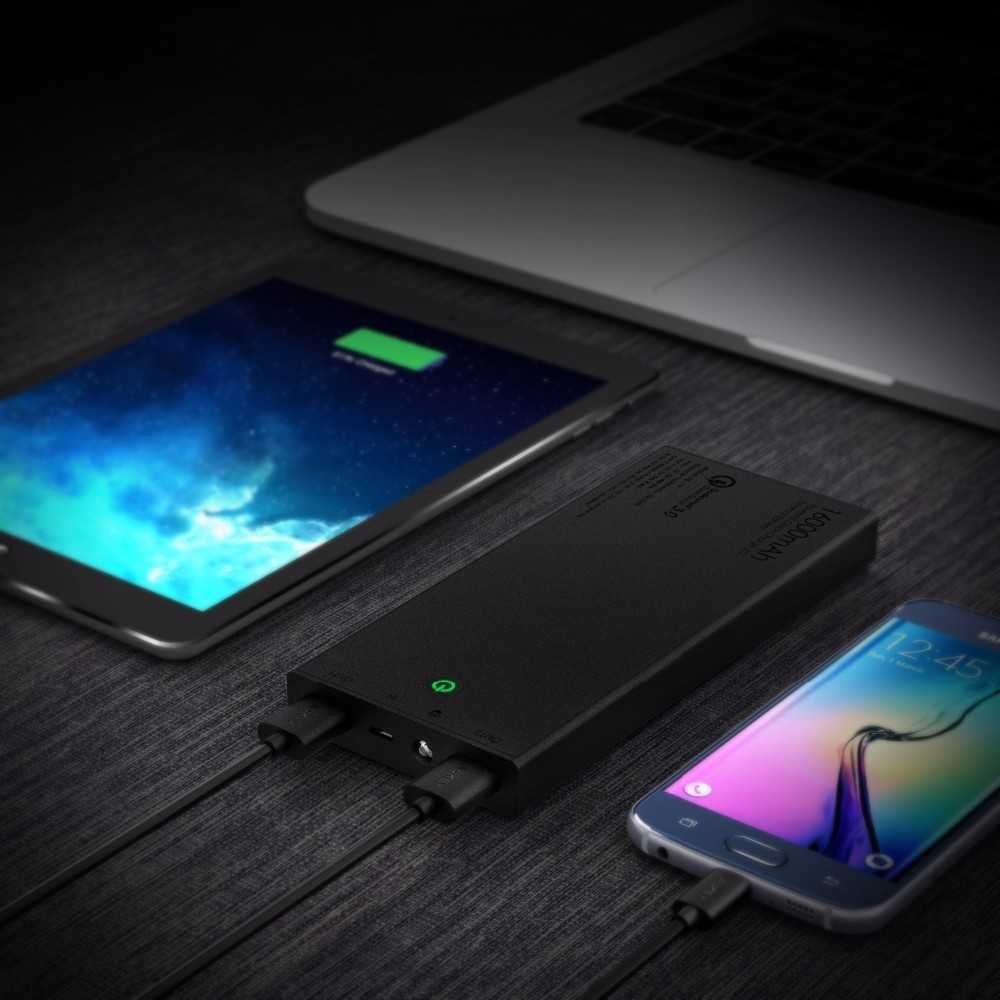 Aukey Power Bank 2 Port 2A 16000mAh QC3.0 - PB-T9