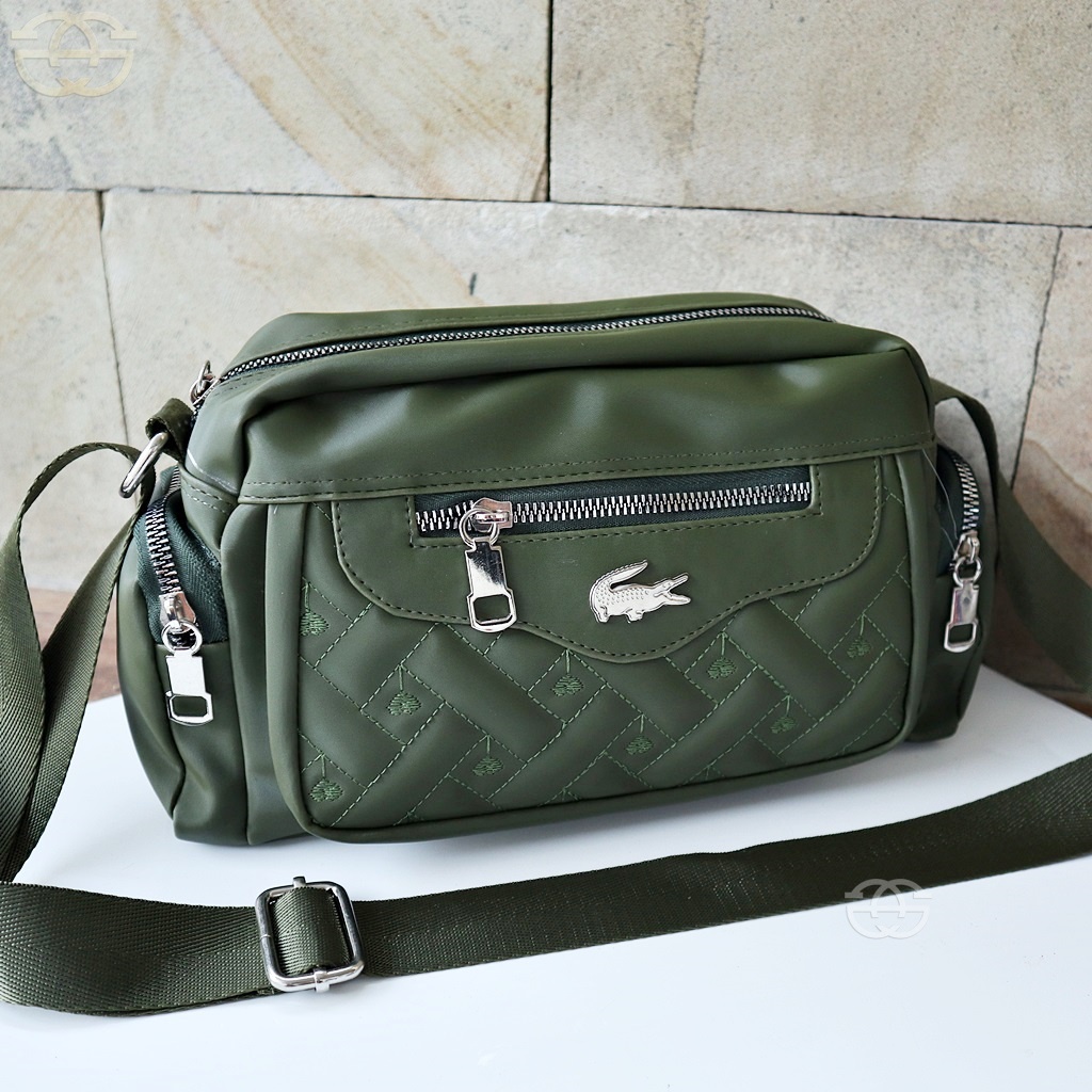 AKACI tas selempang wanita 4 ruang terbaru sling bag cewek korea nilon super AK6836 THR