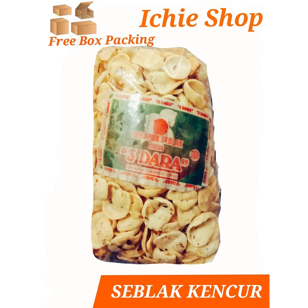 

Kerupuk Keripik Seblak Bantet Bumbu Cikur / Kencur 1 Kg