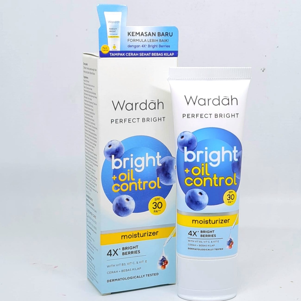 WARDAH Perfect Bright Oil Control Moisturizer SPF30 20ml (kuning)