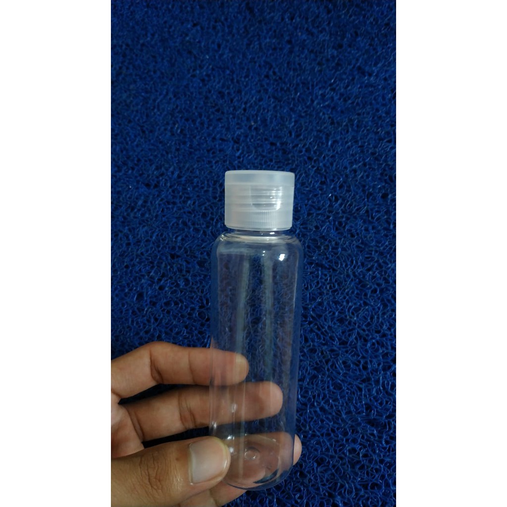 Botol PET 100 ml 100ml FLIPTOP FLIP TOP Bening Clear Transparan