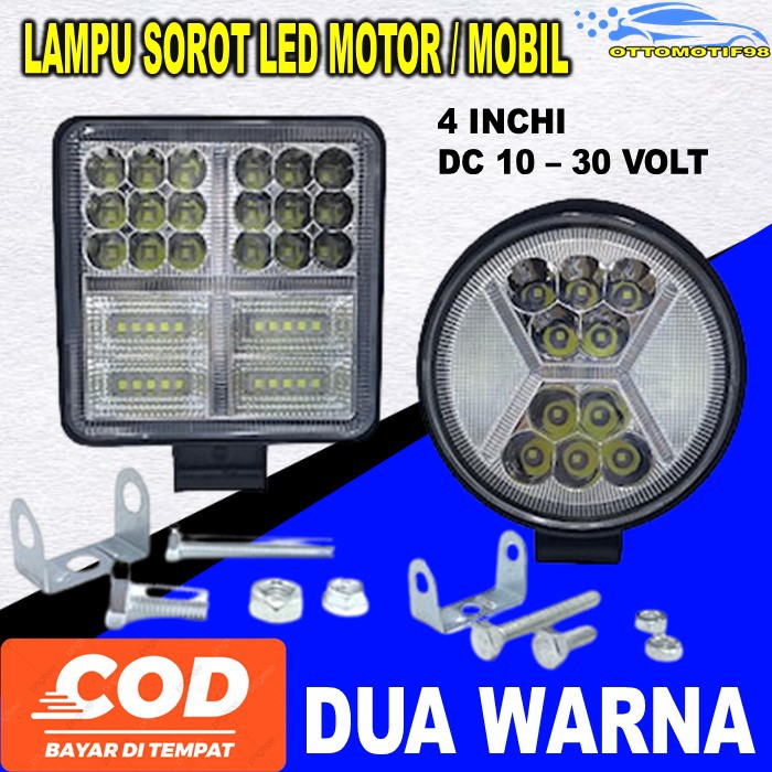 Lampu Lapu Led Tembak Sorot Worklight Work Light kerja Foglamp Fog Lamp Foklem Utama Depan Cree Drl 