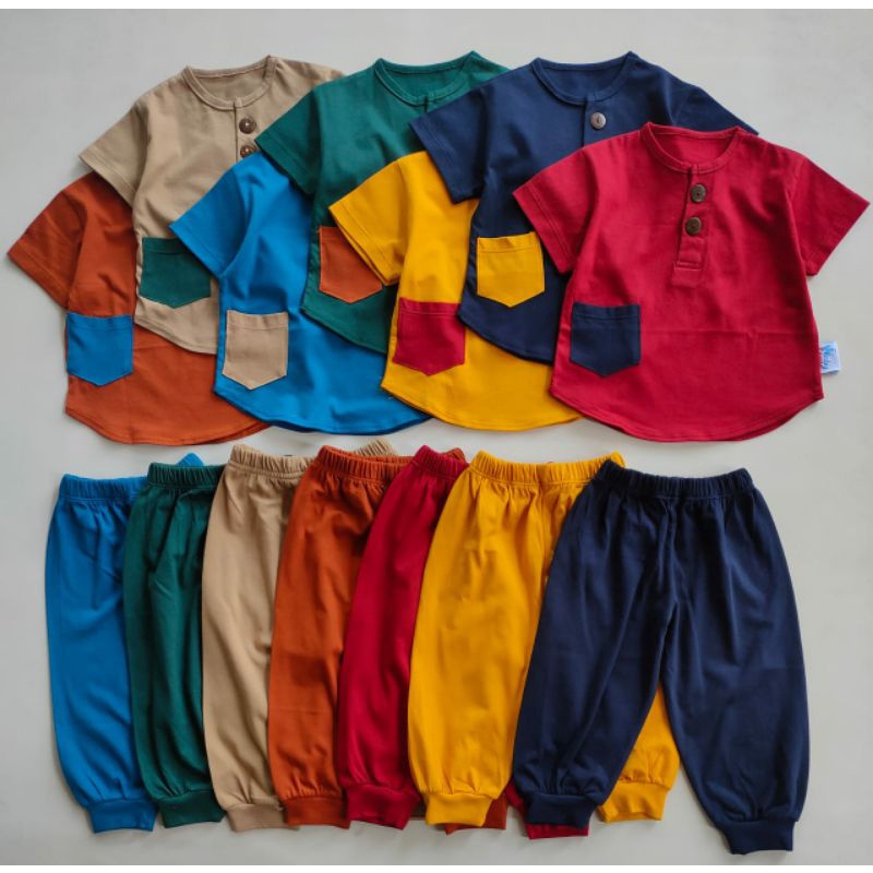 KURTA ANAK BAJU MUSLIM ANAK LAKI LAKI BAJU NGAJI BAJU LEBARAN KURTA POCKET KOKO KAOS SETELAN KOKO CE