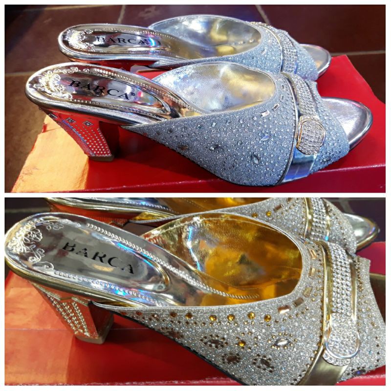 sandal heels pesta 5cm