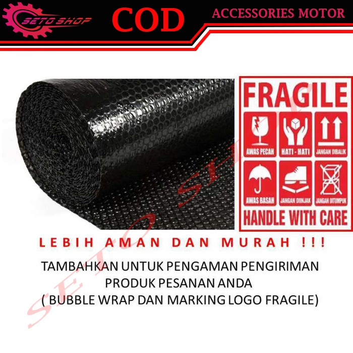 

Tambahan EXTRA BUBBLE WRAP (Extra Safety Packing) - SETO SHOP 45