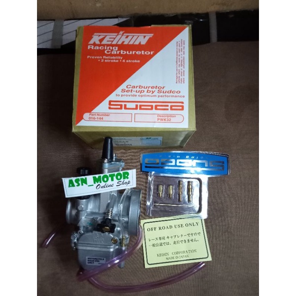 Karburator Karbu PWK Keihin kehin SUDCO  UK 24,26,28,30 .32.34 bonus Pilot Main jet dan jarum-PWK UK 32