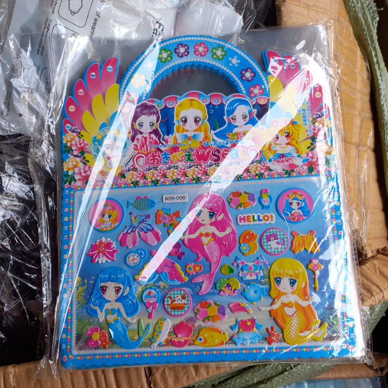 

stiker anak/stiker bp timbul motif isi 20 lembar