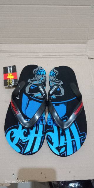 Sandal jepit distro syphilis ( 28 - 43)  - sandal jepit cowok