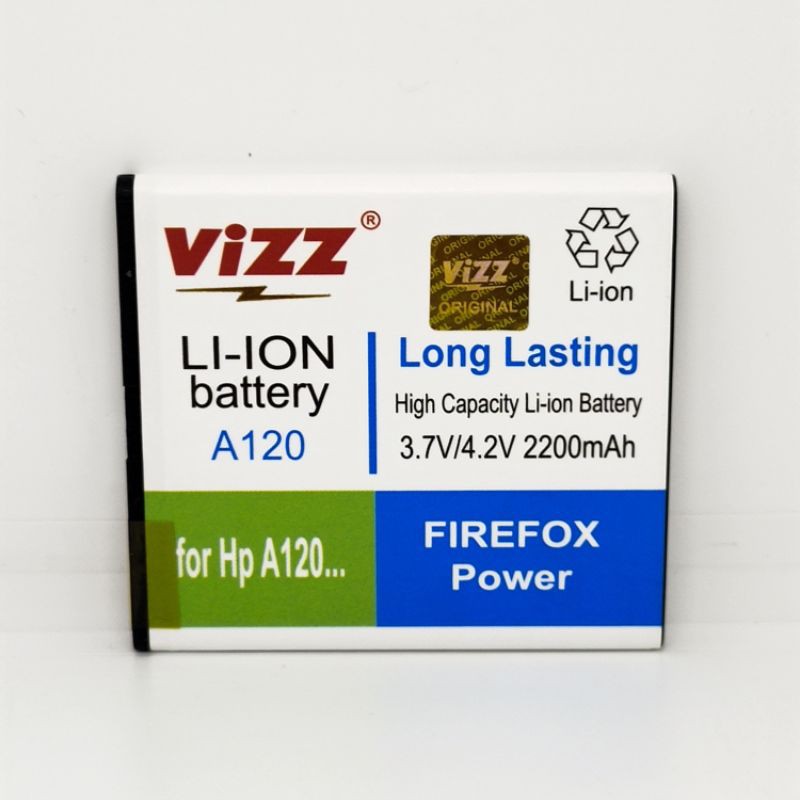 Baterai Batre Vizz Mito A120 BA00091 Original Vizz