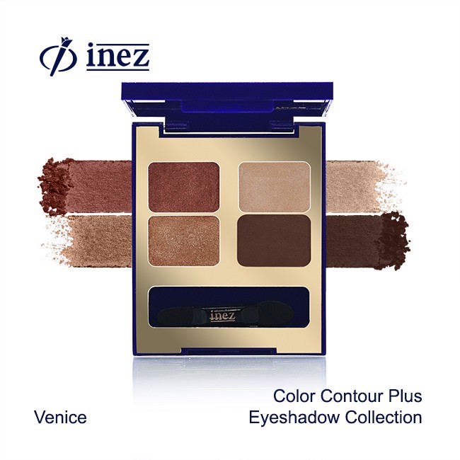 [ka] Inez color contour eyeshadow -- inez eyeshadow pallete 4 warna