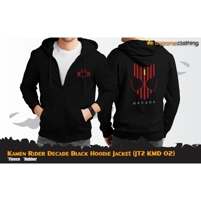 Jaket Kamen Rider Decade Black Hoodie (JTZ KMD 02)