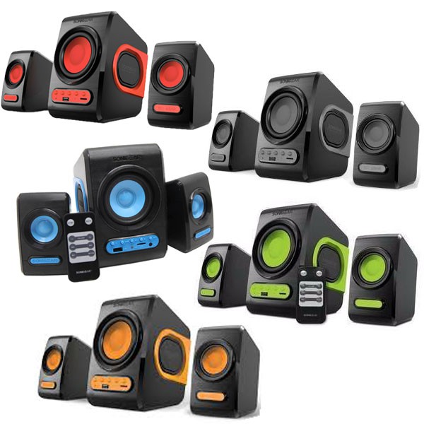 Sonic Gear Speaker Quatro V - 2.1 Super Bass + Remote