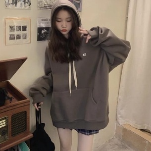 (V1) XXL AE (BORDIR) SWEATER HODIE OVERSIZED  FLEECE