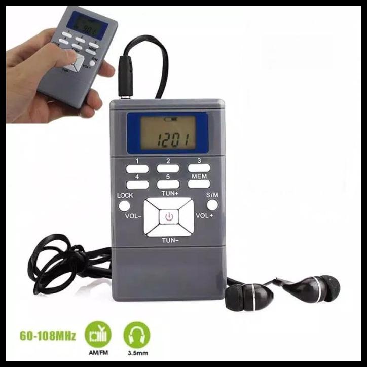 Radio Saku Fm Digital Stereo Display Lcd