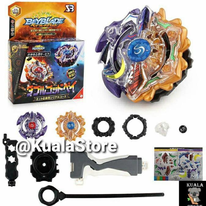 New Beyblade Duo Eclipse B-00 Sun Moon Gasing Mainan Anak Limited Edition