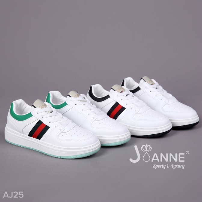 JOANNE SEPATU WANITA LEATHER SNEAKERS SHOES #AJ25 ORIGINAL (SALE)