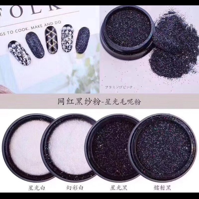 SUGAR POWDER VELVET MATTE GLITTER NAIL ART / BUBUK BLUDRU NAILART JAPAN NAILS