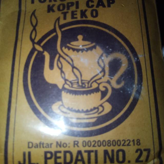 

Kopi bubuk cap teko