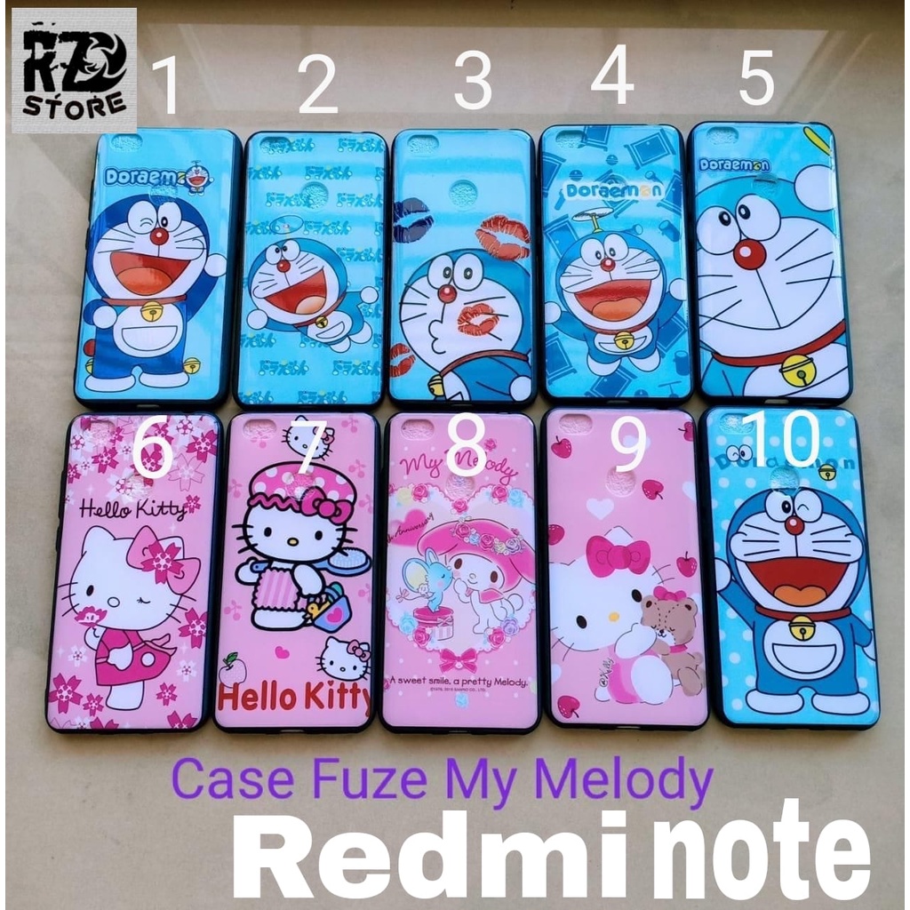 CASE FUZE KARAKTER MELODY REDMI NOTE 8 PRO CASE CASING